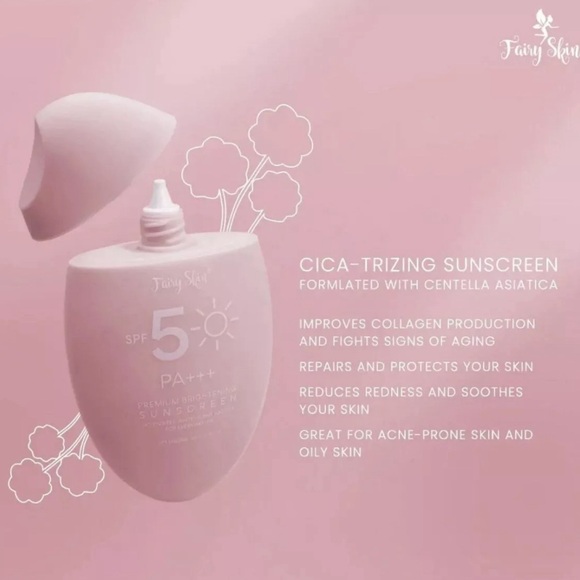 2x Fairy Skin Premium Brightening SUNSCREEN SPF50 PA++++ (2 fl oz) - Picture 6 of 11